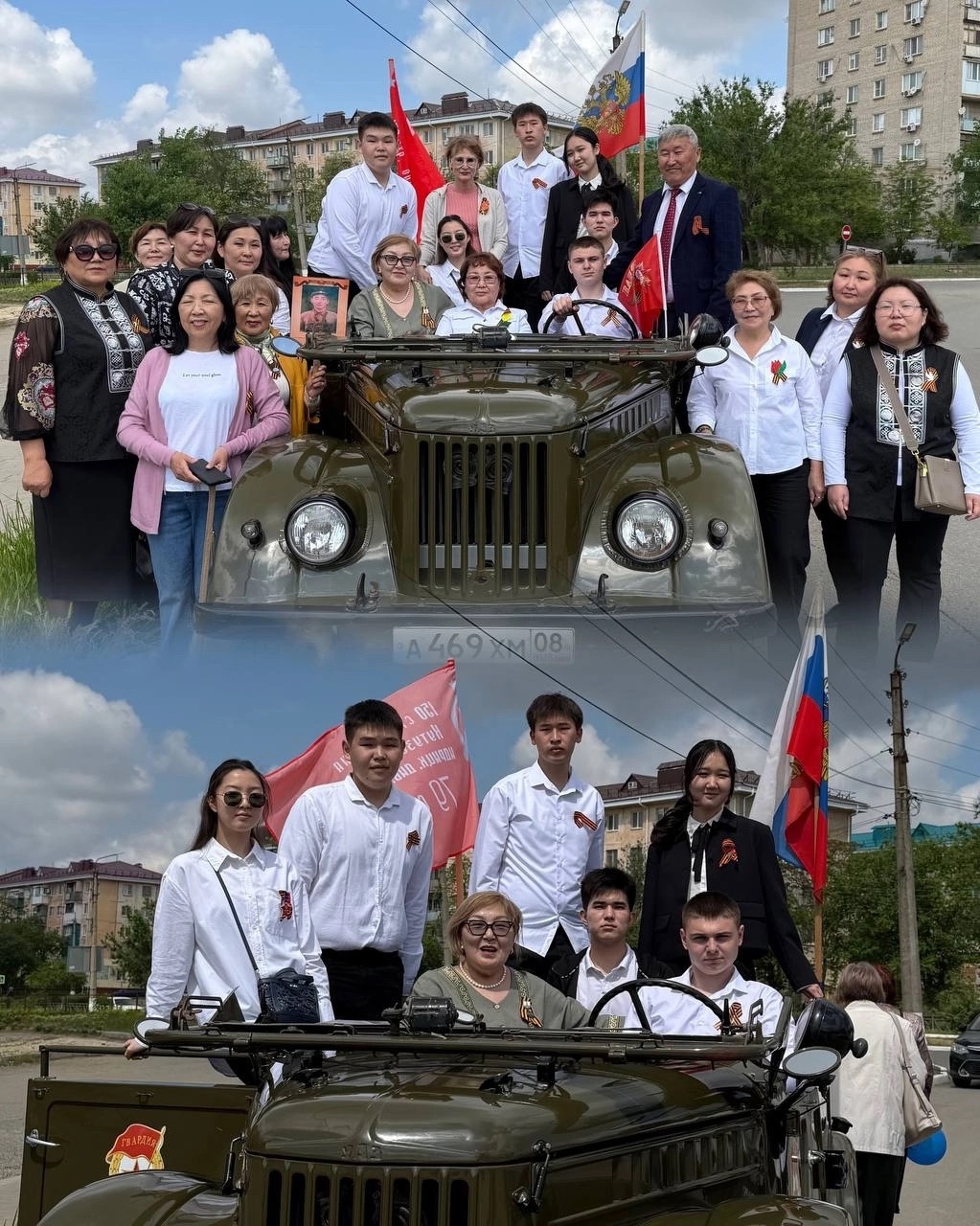 Участие в праздновании юбилея Победы.